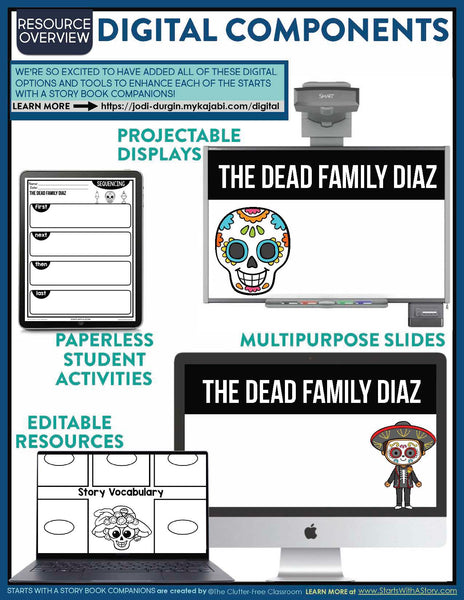 The Dead Family Diaz activities and lesson plan ideas