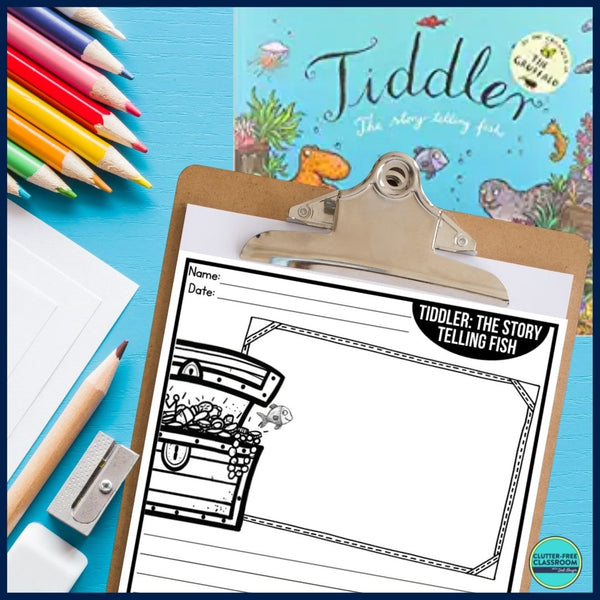 TIDDLER: THE STORY TELLING FISH activities, worksheets & lesson plan ideas