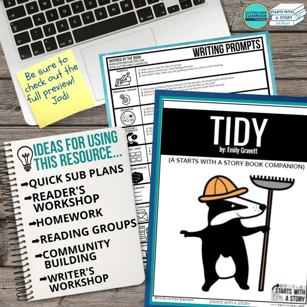 TIDY activities, worksheets & lesson plan ideas