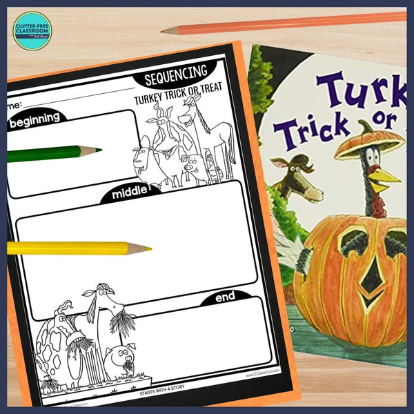 TURKEY TRICK OR TREAT activities and lesson plan ideas