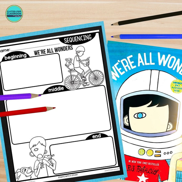 WE'RE ALL WONDERS activities, worksheets & lesson plan ideas