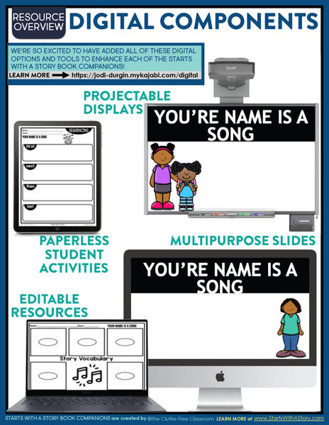 Your Name is a Song activities and lesson plan ideas