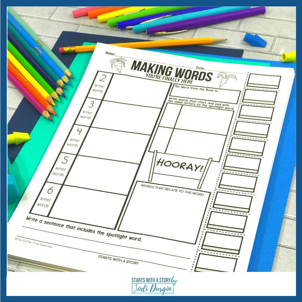 You're Finally Here activities and lesson plan ideas – Clutter Free ...